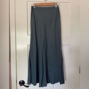 Full Length Linen Skirt